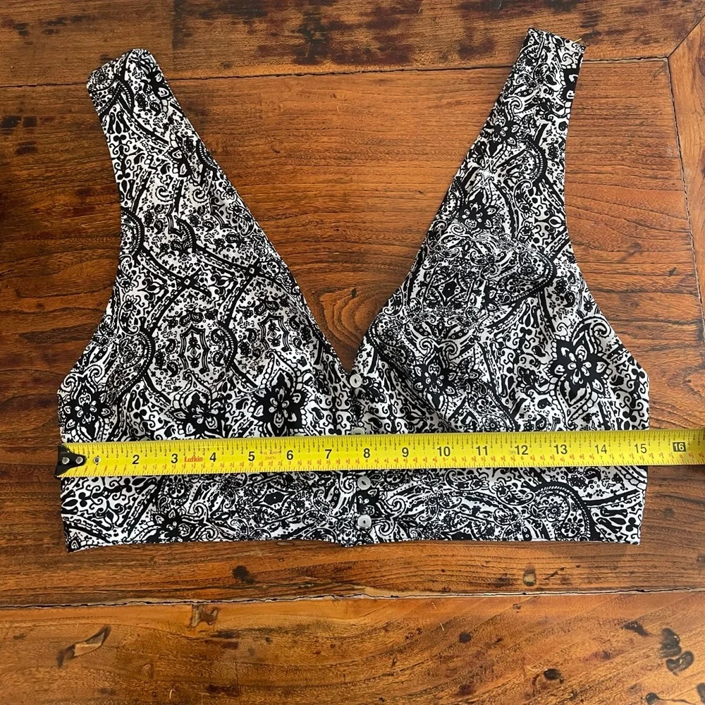 Free People Black and White‎ Crop Top - Picture 5 of 7